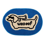 Cute Tufting Dachshund Bathroom Mat Soft Plushy Rug Bedroom Bedside Carpet Doormat Floor Anti Slip Pad Aesthetic Home Room Decor