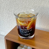 350ML Home Daily Water Cup Cafe American Iced Latte Coffee Cup Drink Juice Cold Drink Simple Classic Transparent Glass Cup