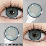 1Pair New Color Contact Lenses for Eyes Purple Lenses Gray Pupils Lens Brown Eye Lens Yearly Cosmetic Blue Eye Contacts