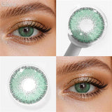 Colored Contact Lenses Big Eye Girl Black Blue Brown Coffee Color Contacts Eye Lens Eyes Half Year 2Pcs