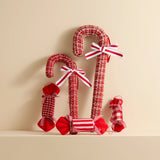 New Christmas Decorations Red and White Walking Stick Plaid Christmas Balloon Hot Air Balloon Hanging Christmas Tree Decoration