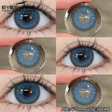 1 Pair Color Contact Lenses for Eyes fashion Color Eye Lens Brown Eye Lenses  Gray Pupils Lens Yearly soft lenses
