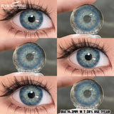 1 Pair Brown Color Contact Lenses for Eyes Big Eyes Natural Lenses Beautiful Pupils Cosmetics Gray Lens Color Women