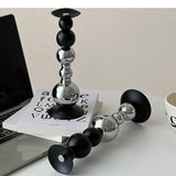 Sphericity Metal Candle Holder Ornaments Simplicity Cylinder Candlestick Desk Decoration Wax Melt Home Aroma Container