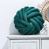 Pillow with Three Strands of Rope Tied To A Ball Circular Sofa Armchair Lazy Seat Cushion Office Cushion Futon Office Cushion