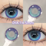  2pcs Natural Color Contact Lenses for Eyes Blue Large Diameter Lenses Korean Fashion Lenses Student Anime Accessories