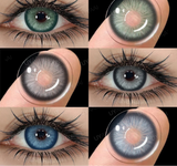 Daily Colored Contact Lenses Myopia 1 Day Disposable Colored Pupils Green Eye Contacts Gray Natural Fashion Lenses