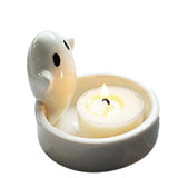 Halloween Candle Holders Ceramic Candle Sticker Holder Cup Tealight Cup For Halloween DIY Decorations Party Supplies