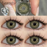 1Pair New Natural Contact Lenses Colored Contact Lenses Purple Eyes Lens Blue Lenses Yearly Gray Contact Fashion Pupils