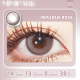 2pcs Half-Yearly Colored Contacts Big Diameter High Moisture Soft Lenses for Women Cosplay Halloween