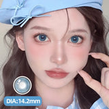 1 Pair Myopia Color Contact Lenses for Eyes with Prescription Makeup Eye Color Lenses Beauty Pupils Fashion Blue Lenses