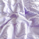 Simple Two-Tone Seersucker Bedding Set Super Soft Skin-Friendly Sheet Kit with Quilt Cover Nordic Solid Breathable Home Textile