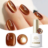10ml Cat Magnetic Eye Gel Polish Glass Bead For Autumn Winter Crystal Semi Permanent Glitter Soak Off HEMA/TPO FREE