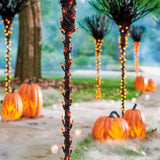 5Pcs Halloween Pumpkin Lantern Battery Operated Jack O Lantern Flame Lighted Pumpkin Party Favor for Halloween Home Decoration
