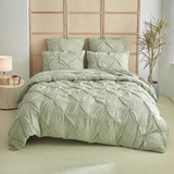 3pcs Bedding Cover，Craft twist design，Simple and superior，Soft and comfortable fabric，Suitable  men and women bedroom decoration