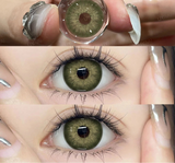 Color Contact Lenses with Container Tweezers Green Color Eye Lenses Blue y2k Colorcon High Quality Brown Natural Lenses