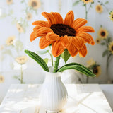 Artificial sunflowers chenille stems Valentine's Day roses DIY creative handicrafts twist children's sticks kindergarten toys