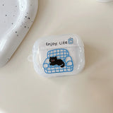 Sofa cat case For Apple Airpods 4 cute headphone accessories Air Pod 1/2 Airpods 3 pro pro2 cover with pendant airpods4 case