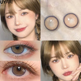 Color Contact Lenses for Eyes Korean Lens Blue Color Lens Brown Big Eye Contacts Lenses Pink Lenses Purple Lenses