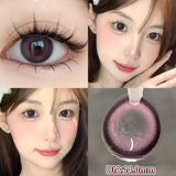 2pcs Myopia Color Contact Lenses for Eyes with Prescription Beauty Pupils Makeup Eye Color Lenses Fashion Blue Lenses