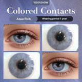 Color Contact Lenses Yearly Disposable Prescription Small Pupils Natural Eyes Colored Contacts For Daily Makeup
