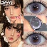 1 Pair HOt Product Color Contact Lenses  Eyes Halloween High Quality Contact Lenses Purple Green Lense