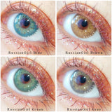 1Pair RussianGirl Color Contact Lenses Color Lens Eyes Beauty Contact Lenses For Eyes Color Lens