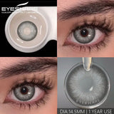 1 pair Colored Contact Lenses for big Eyes Natural Eye Lenses Gray Contact Green Lenses Blue Lenses Fashion Lenses