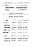 Aerobic three-layer yarn printing four-piece set skin-friendly and soft four-piece set of bedding in student dormitory