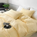Class A 60S Pure Cotton Bedding Sets Jacquard Cotton Skin Friendly Comforter Cover Set Girl Duvet Cover Set for Queen King Size
