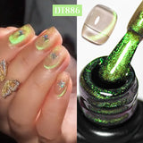 7ml Moonlight Magnetic Gel Nail Polish - Galaxy Effect,Soak-Off UV LED Glitter Gel for Shiny and Elegant Manicure