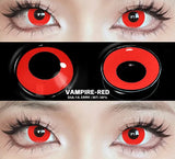 1Pair Halloween Colorful Contact Lenses Anime Cosplay Eye Lenses Multicolored Lens Black Red Mesh White Yearly Contacts