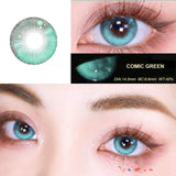 1pair Yashiro Nene Cosplay Colored Contact Lenses 12months
