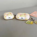 glamorous floral pattern case for the AirPods1/2 AirPods3 AirPods pro and pro2 TPU headphone covers