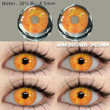 1pair Eyes Lenses for Eyes Blue Lneses Beauty Makeup Yellow Eye Contact Lenses Cosmetic Color Lens Eyes