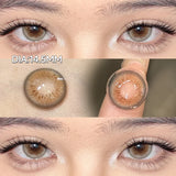 Big Diameter Colored Contacts 2pcs Free Shipping Half Yearly Premium Lenses for Party