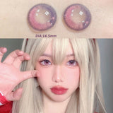 2Pieces Colored Contact Lenses Bling Pupil Beauty Cosplay Color Circle Lens Yearly Galaxy Coloured Contacts