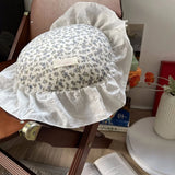 INS Round Ruffle Edge Floral Throw Pillow Stuffed Cushion Girl Heart Sweet Princess Cotton Home Bed Sofa Decor Cushion Headrest