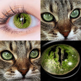 Cosplay Blue Color Contact Lenses for Eyes Yearly Makeup Halloween Beauty Yellow Contact Lenses Eye Cosmetic