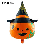 Halloween Decoration Balloon Pumpkin Ghost Spider Foil Balloons Toys Bat Globos Halloween Party Supplies