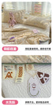 A-Class Summer Quilt Double Layer Non-Cotton Soft Air Conditioning Cooling Quilt Student Dormi Single Double Person Thin Quilt