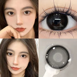 1 Pair Nature Color Eyes Contacts Lenses Myopic Prescription -0.00 to -8.00 Pupils Brown High Quality  Lens