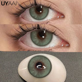 Green Bionic Iris Contact Lenses | Blue/Grey/Brown Vivid Colors | Daily Wear & Party Dating & Travel EssentialReady