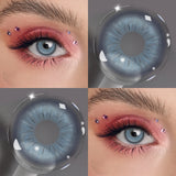 Colored Contact Lenses Brown Soft Beauty Cosmetic Lens 1 Pair Yearly Disposable Natural Eyes Makeup Color Contacts