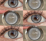 1pair Eyes Contacts Lense Color Contact Lenses Natural Gray Contact Brown Lens Fashion Beauty Makeup Blue EyeLenses