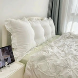 Cotton Removable Washable Bedside Soft Bag Seasonal Universal Pink Princess Style Cushion Bed Sofa Pillow Mat Dormitory Artifact
