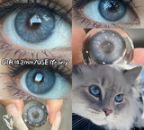 Colored Contacts Lenses with Myopia Naturally Gray Brown Beautiful Pupils with Degree Blue Eyes Lenses Fast Shipping