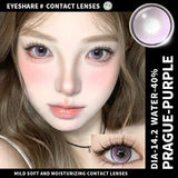 1Pair New Color Contact Lenses for Eyes Purple Lenses Gray Pupils Lens Brown Eye Lens Yearly Cosmetic Blue Eye Contacts