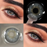 Blue Colored Contact Lenses 14.2mm 6 Months Disposable Green Brown Natural Eye Color Contacts Beauty Makeup