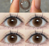 Contact Lenses Dioptric Beautiful Pupil Cosmetic lens for Eyes Myopia Degree Colored lenses with Prescription